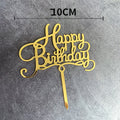 Acrylic Happy Birthday Cake Topper