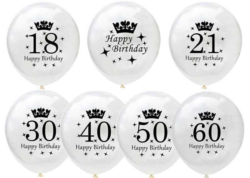 Chrome Number Balloons (40 in)