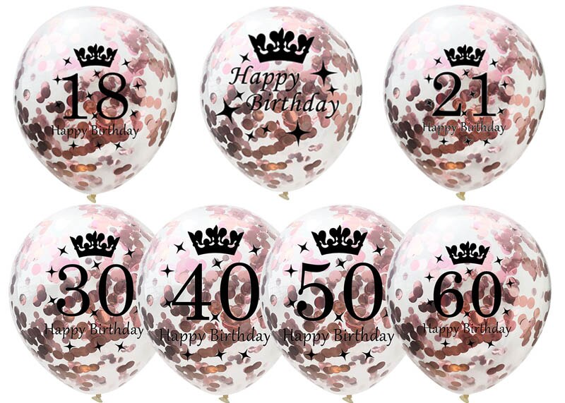 Chrome Number Balloons (40 in)
