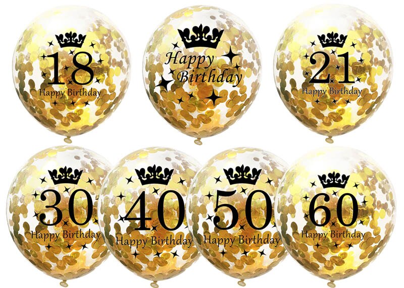 Chrome Number Balloons (40 in)