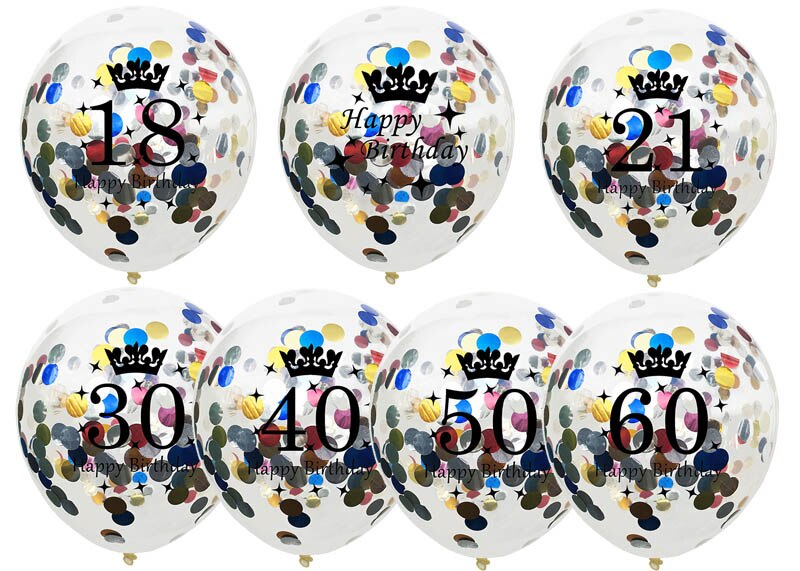 Chrome Number Balloons (40 in)