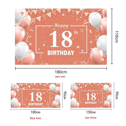 Birthday Backdrop Banner