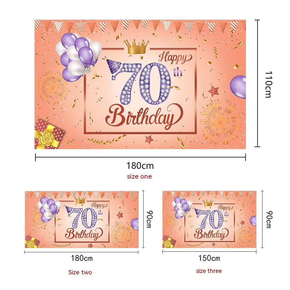 Birthday Backdrop Banner