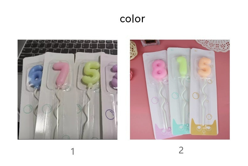 Spiral Birthday Candles