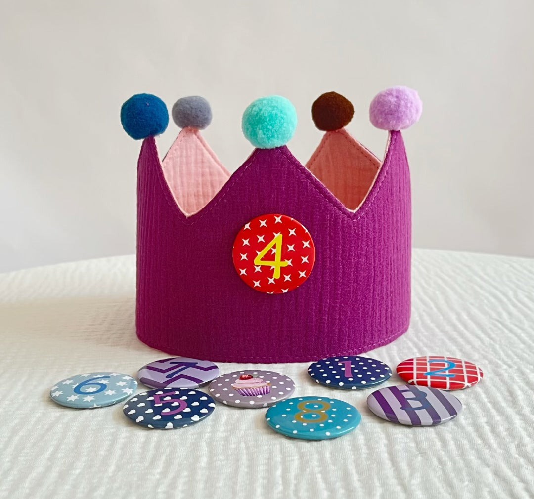 Kids Birthday Crown Hat 👑