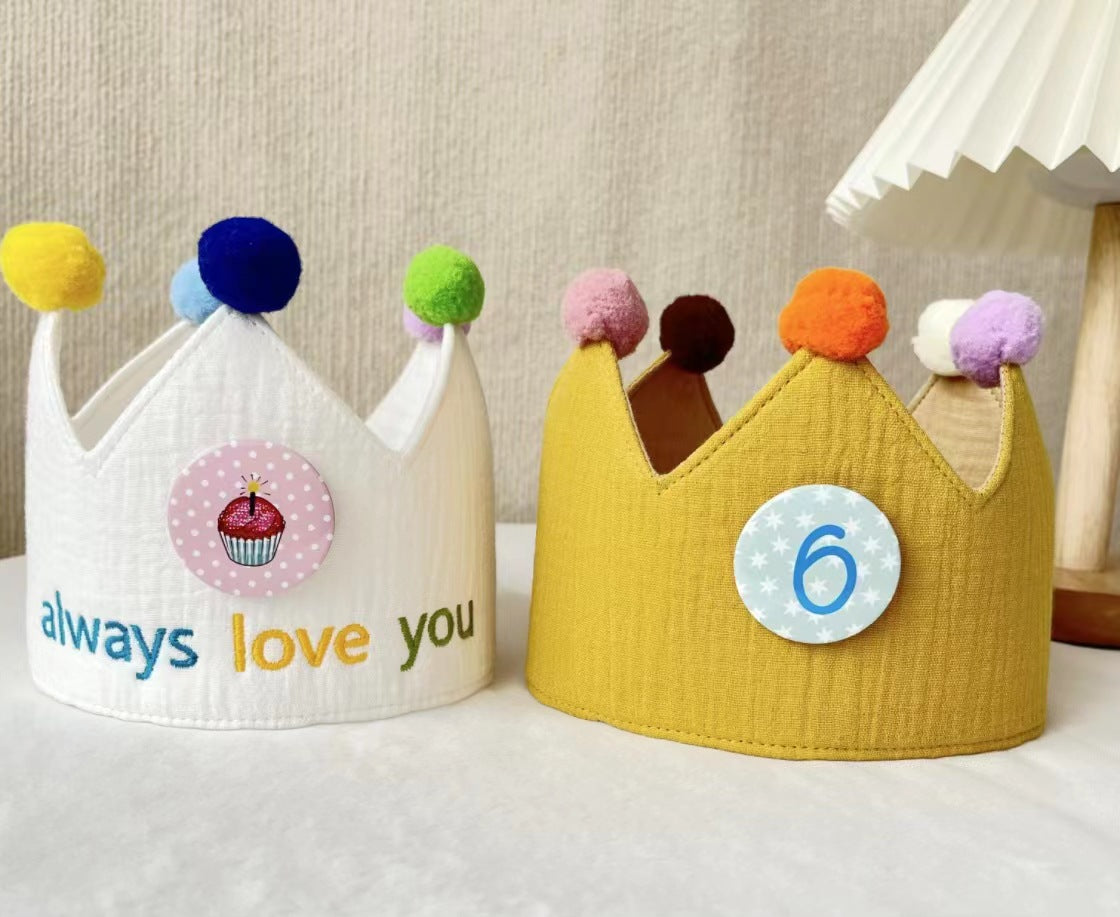 Kids Birthday Crown Hat 👑