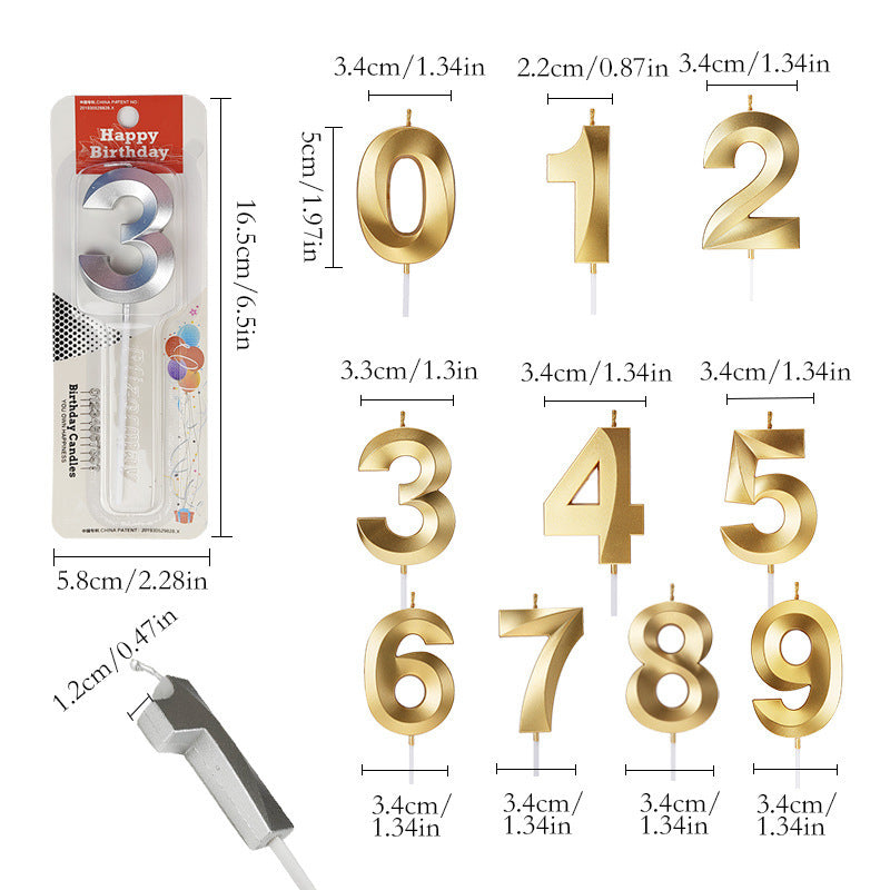 Number Birthday Candles
