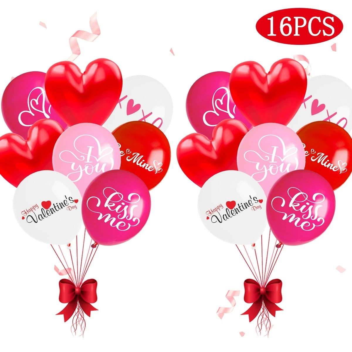 Valentine's Heart Balloon Set 💘