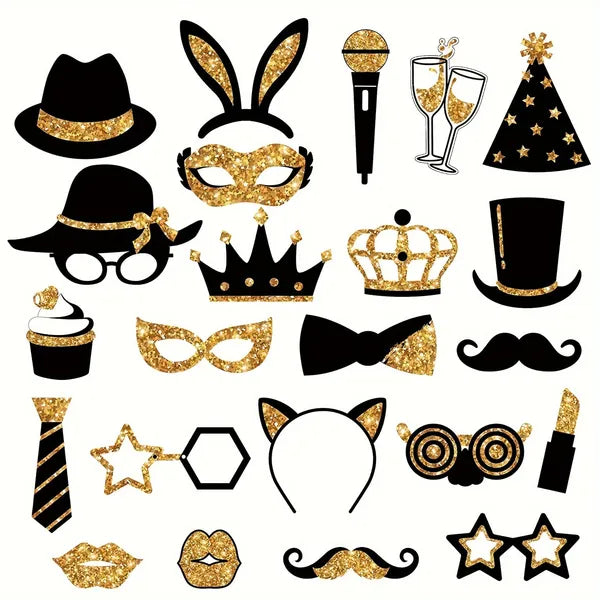Photo Booth Props Set 📸