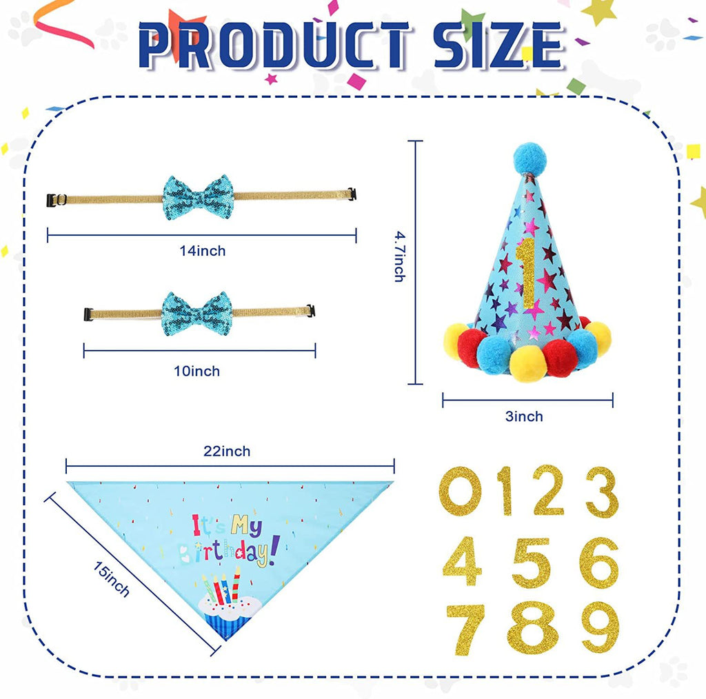 Pet Party Set — Hat, Scarf & Banner 🐾
