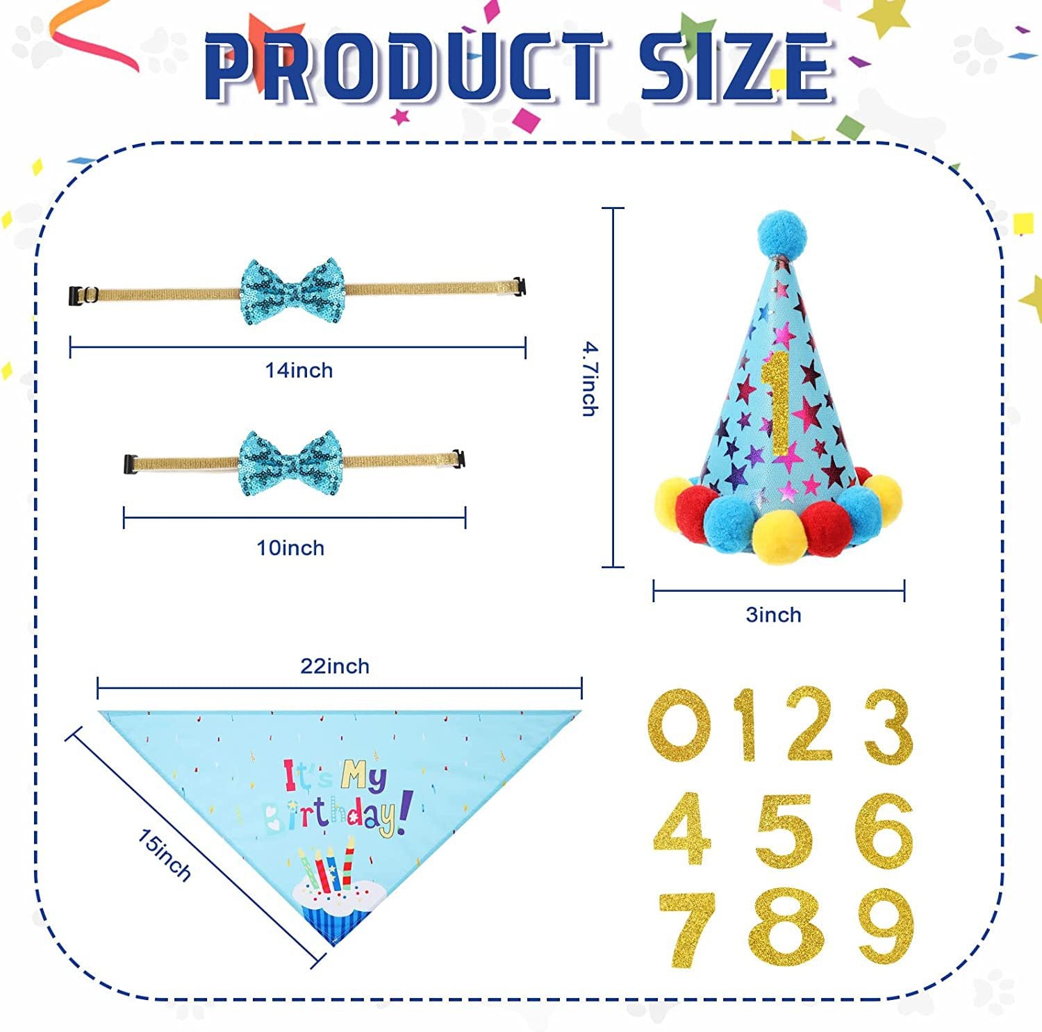Pet Party Set — Hat, Scarf & Banner 🐾