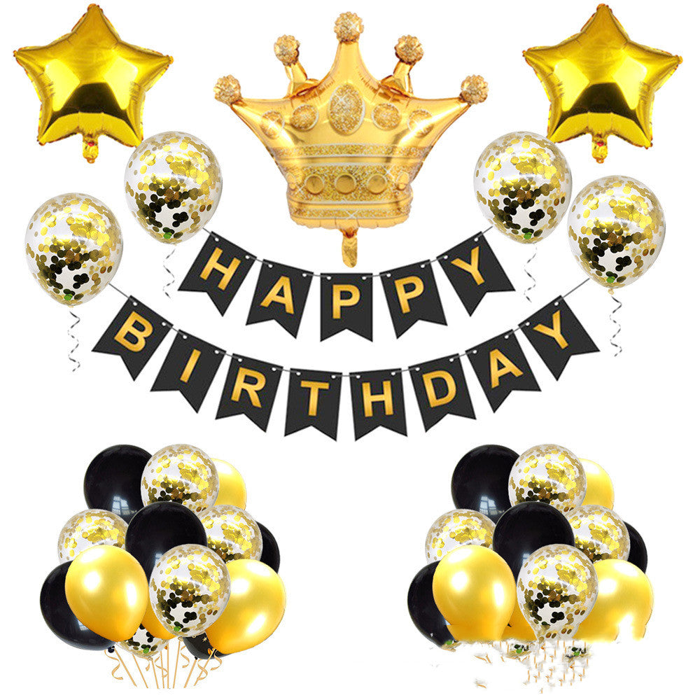 50th Birthday Kit (Black & Gold)