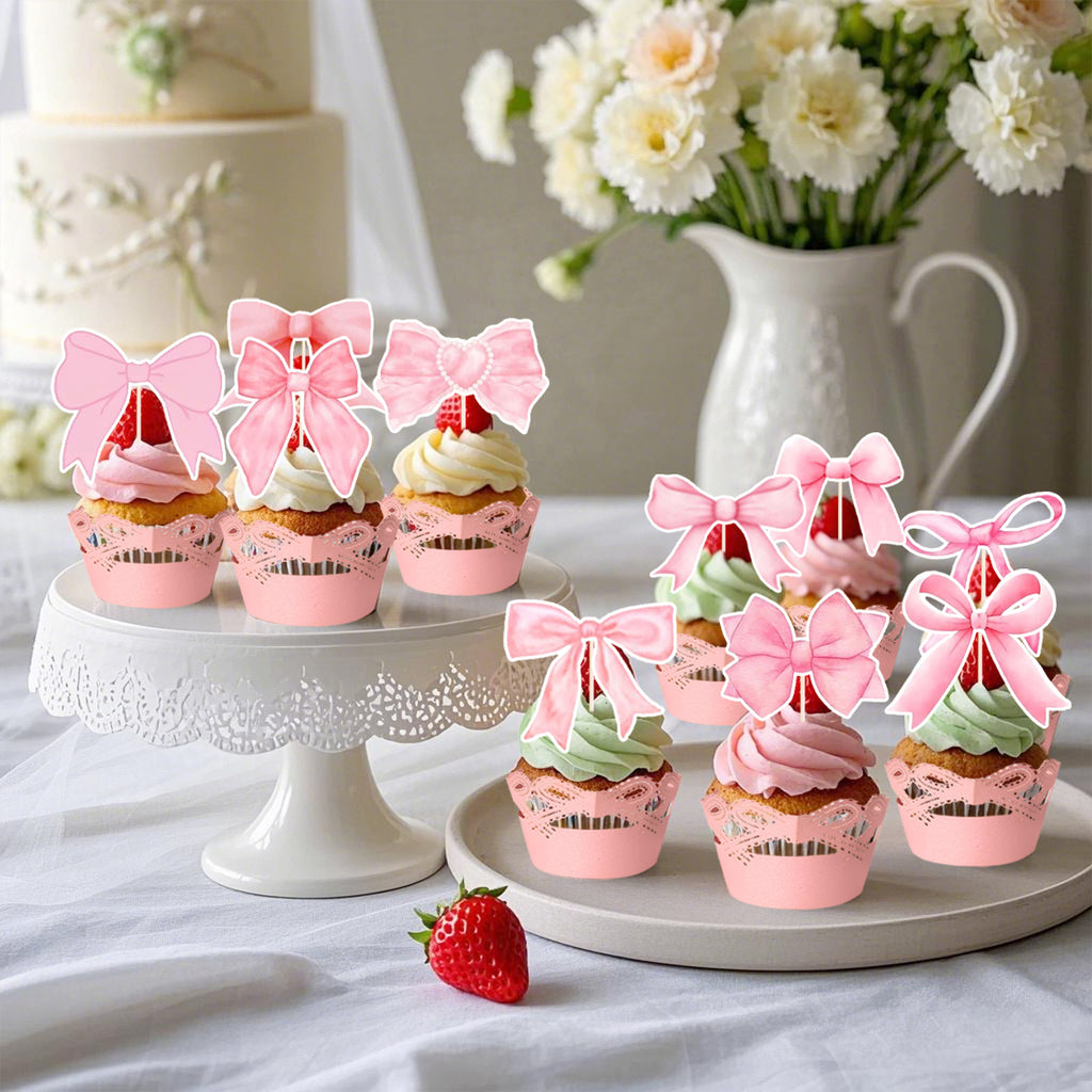 Cupcake Toppers & Wrappers Set