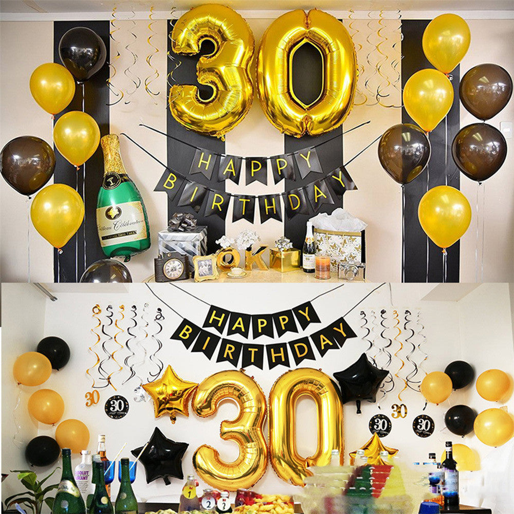 50th Birthday Kit (Black & Gold)
