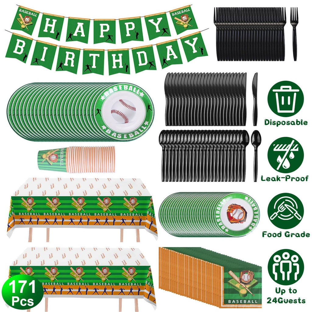 Party Tableware Set (plates, cups, napkins)