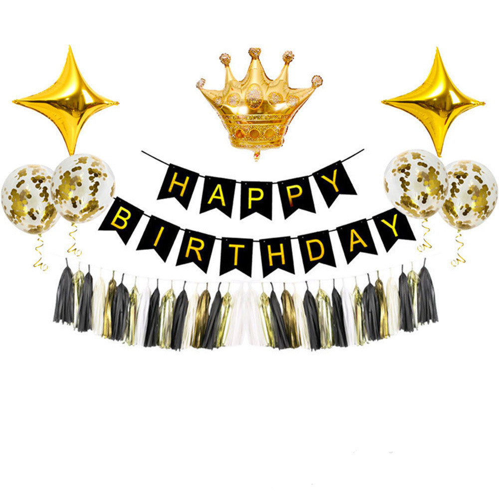 50th Birthday Kit (Black & Gold)